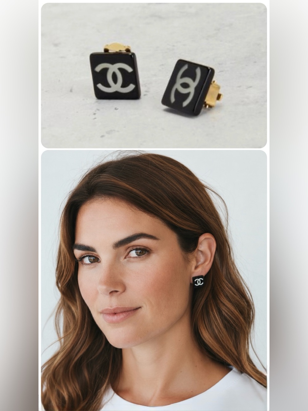 Chanel Coco Mark Clip-On Earrings